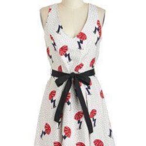 Retrolicious Rainy day racer back dress NWOT